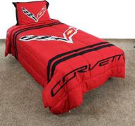 college covers corvette comforter queen logo