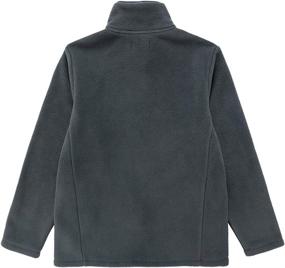 img 3 attached to UNACOO Half Zip Standing Collar Fleece Boys' Clothing : Jackets & Coats