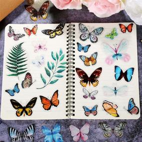 img 3 attached to 🦋 Classic Butterfly 280PCS Stickers: Ideal for Scrapbooks, Walls, and DIY Decorations