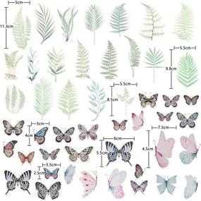 img 1 attached to 🦋 Classic Butterfly 280PCS Stickers: Ideal for Scrapbooks, Walls, and DIY Decorations