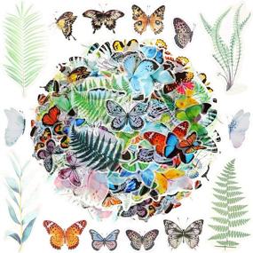 img 4 attached to 🦋 Classic Butterfly 280PCS Stickers: Ideal for Scrapbooks, Walls, and DIY Decorations