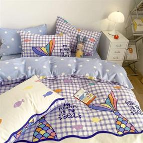 img 1 attached to Пододеяльник BlueBlue Colorful Princess Comforter Pillowcases