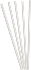 img 1 attached to 🥤 Clear Concession Straight-Cut Straws, Unwrapped, 7-3/4" Length, Clear - Pack of 100 by Perfect Stix