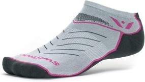 img 4 attached to 🏃 Discover Comfort and Performance with Swiftwick VIBE ZERO Trail and Road Running Socks, No-Show