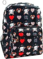 betty boop microfiber backpack inches backpacks logo