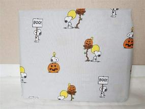 img 1 attached to 🎃 Halloween Snoopy Sheet Set by Burkshire Peanuts - Full Size