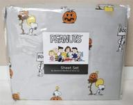 🎃 halloween snoopy sheet set by burkshire peanuts - full size logo