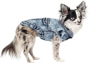 img 2 attached to 👖 SEO-Optimized: Canada Pooch Denim Vest for Downtown Style