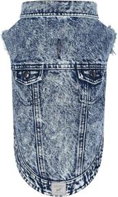 img 1 attached to 👖 SEO-Optimized: Canada Pooch Denim Vest for Downtown Style