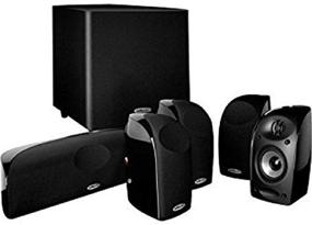 img 2 attached to 🔊 Enhanced SEO: Polk Audio Blackstone TL1600 Compact Home Theater System - 5.1 Channel, 6 Components - 4 TL1 Satellite Speakers + 1 Center Channel + 8" Powered Subwoofer