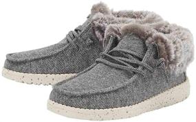 img 3 attached to 👧 Super comfy and stylish Hey Dude Girl's Britt shoes for toddlers, little kids, and big kids