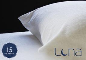img 2 attached to 🛏️ LunaSize Mattress Protector: Premium Waterproof Cover with Absorbent Cotton Terry Surface - Noiseless & Breathable Topper, 100% Made in the USA