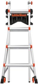 img 2 attached to 🪜 Стеллаж для лестницы - Little Giant Ladders, лестничный аксессуар, черный/оранжевый, пластик (15097)