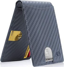 img 4 attached to Bifold Wallets Men Slim Wallet Men's Accessories and Wallets, Card Cases & Money Organizers