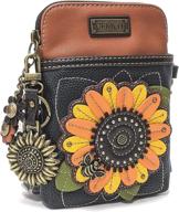 🌻 chala group sunflower cellphone crossbody handbag: a must-have gift for flower lovers logo