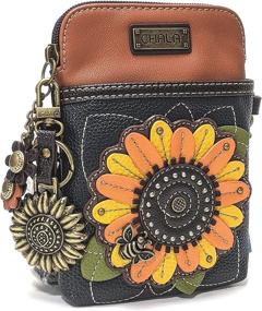 img 4 attached to 🌻 Chala Group Sunflower Cellphone Crossbody Handbag: A Must-Have Gift for Flower Lovers