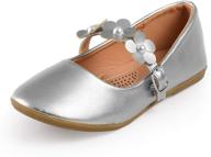 nova utopia girl nfgf063 silverpu girls' shoes and flats: perfect blend of style and comfort for girls logo