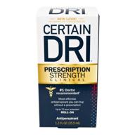 👕 certain dri prescription strength clinical antiperspirant roll-on 1.20 oz - pack of 4 logo