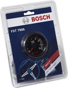 img 1 attached to Bosch Sport II 2-5/8&#34; Tachometer (Black Dial & Bezel) by Actron SP0F000025