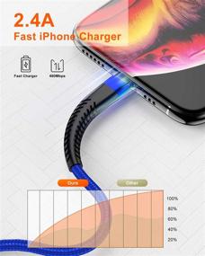 img 1 attached to 🔌 Reliable and Durable [Apple MFi Certified] iPhone Charger Cable 3Ft: Industrial Electrical Powerhouse