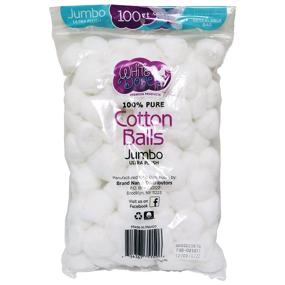 img 1 attached to 🕊️ White Dove Cotton Balls, 100% Pure Cotton, 100 Count, Pack of 2 - Enhanced SEO