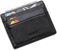 meku wallet: genuine leather business minimalist men's accessories – the perfect blend of style and functionality логотип