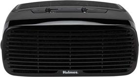 img 2 attached to 🌬️ Holmes HAP242B-U Small Air Purifier, Black, HEPA-Type Desktop with 3 Speeds and Optional Ionizer