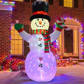 img 4 attached to Lvydec Lighted Inflatable Christmas Decoration Seasonal Decor for Outdoor Holiday Decor