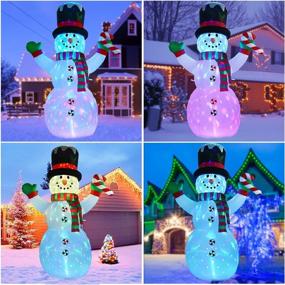 img 1 attached to Lvydec Lighted Inflatable Christmas Decoration Seasonal Decor for Outdoor Holiday Decor