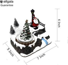 img 3 attached to Allgala Polyresin Collectable Source Santa Tree XH93416