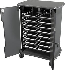 img 4 attached to 📱 Balt Tablet Charging Cart: Efficient 16 Compartment Storage, Dimensions: 30.75"H x 22.5"W x 15.75"D
