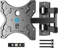 📺 get the best full motion tv wall mount bracket: swivel, heavy duty articulating arms, tilt for 13-42” led lcd flat curved tv screen monitor tvs, vesa up to 200x200mm, weight capacity up to 77lbs logo