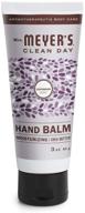 🌿 cruelty-free travel hand balm with essential oils by mrs. meyer's clean day - 3 oz basil scent moisturizing lotion for dry hands logo