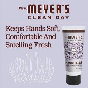 img 1 attached to 🌿 Cruelty-Free Travel Hand Balm with Essential Oils by Mrs. Meyer's Clean Day - 3 oz Basil Scent Moisturizing Lotion for Dry Hands