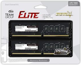 img 1 attached to 💻 Upgrade Your PC with TEAMGROUP Elite DDR4 32GB Kit - 2666MHz UDIMM RAM Modules