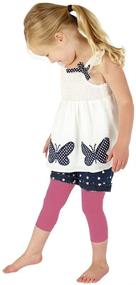 img 1 attached to 🍫 Country Kids Stretchy Footless Chocolate Girls' Clothing: Stylish and Comfortable Outfits for Active Girls