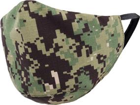 img 4 attached to M McGuire Gear Adjustable Cloth Face Cover with Nose Bridge, Cotton Blend - Assorted Patterns and Colors