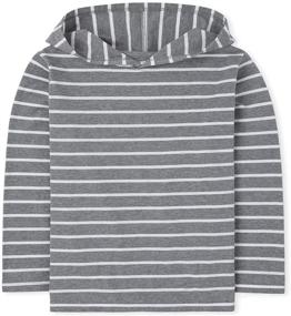 img 1 attached to 👶 The Children's Place Baby Boys' Stripe Hoodie: Quirky Comfort for Your Little One