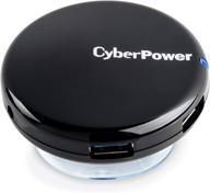 💻 cyberpower cph430pb usb 3.0 superspeed hub - streamlined black design, 4 ports for enhanced connectivity logo