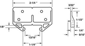 img 1 attached to 💡 Enhance Your Drawer Functionality with Prime Line Products 7130 Drawer Guides