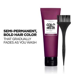 img 3 attached to 🔴 L'Oreal Paris Colorista Полуперманентная краска для волос: Бордовый оттенок для брюнеток