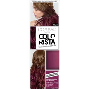 img 4 attached to 🔴 L'Oreal Paris Colorista Полуперманентная краска для волос: Бордовый оттенок для брюнеток