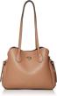 nanette lepore 28715941 shoulder mocha women's handbags & wallets logo