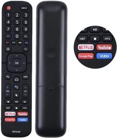 img 3 attached to 📺 ERF2A60 Remote Control for Hisense Smart 4K TV: Netflix, YouTube, GooglePlay, Vudu Keys, Two Batteries Included