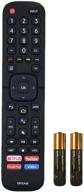 📺 erf2a60 remote control for hisense smart 4k tv: netflix, youtube, googleplay, vudu keys, two batteries included logo