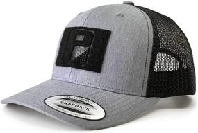 img 4 attached to Pull Patch Tactical Cap – Curved Bill Snapback Hat with Loop Surface for Attaching Morale Hook Patches