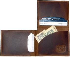 img 4 attached to 👜 Handmade Minimalist Men's Accessories: Wallets, Card Cases & Money Organizers with Warranty