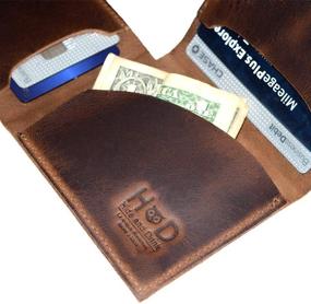 img 1 attached to 👜 Handmade Minimalist Men's Accessories: Wallets, Card Cases & Money Organizers with Warranty