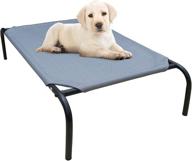 phyex heavy-duty steel-framed portable 🐾 elevated pet bed for enhanced cooling comfort logo