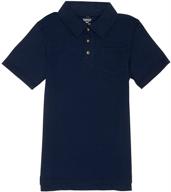 👕 solid jersey polo for boys - french toast logo